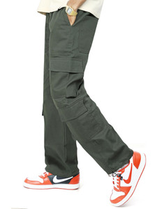 denim fit men cargos