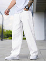 Denim Life Loose Fit Men White Jeans