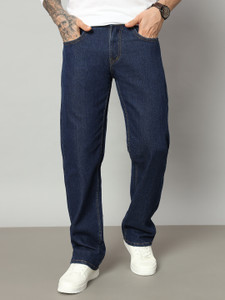 DENIM LOOK Loose Fit Men Dark Blue