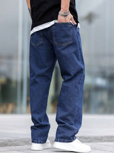 DENIM LOOK Relaxed Fit Men Dark Blue