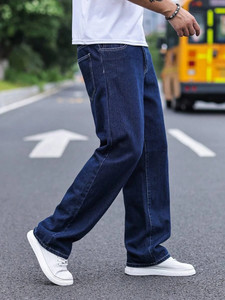 DENIM LOOK Relaxed Fit Men Dark Blue