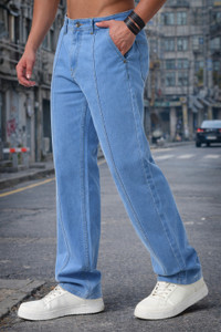 DENIM LOOK Relaxed Fit Men Light Blue