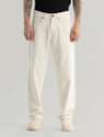 DENIM LOOK Straight Fit Men White Jeans