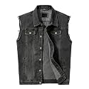 Denim Vest Jacket for Men Fashion Stretchy Trucker Sleeveless Jean Outerwear