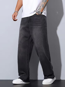 DENIM4MEN Straight Fit Men Grey Jeans