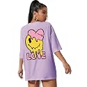 DENIMHOLIC Cotton Half Sleeve Printed Oversized t
