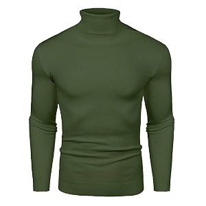 DENIMHOLIC Cotton Turltle Neck Sweater for Man
