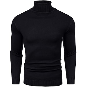 DENIMHOLIC Cotton Turltle Neck Sweater for Men