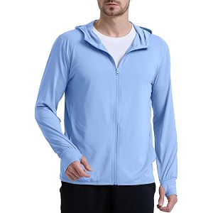 DENIMHOLIC Men Full Zip Hoodie Jacket Long