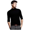 DENIMHOLIC Mens Cotton Full Sleeve High Neck