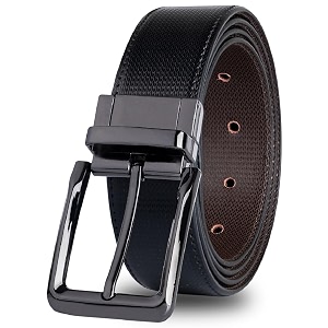 DENIMHOLIC Reversible PU Leather Formal Belts For