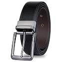 DENIMHOLIC Reversible PU Leather Formal Belts For