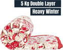 Deniyal ENTERPRISES Printed King Weighted Blanket for  Heavy Winter
