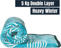 Deniyal ENTERPRISES Printed King Weighted Blanket for  Heavy Winter