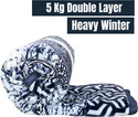 Deniyal ENTERPRISES Printed King Weighted Blanket for  Heavy Winter