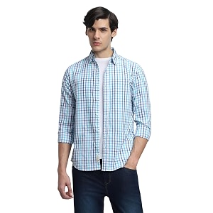 dennis lingo men39s cotton checke slim fit shirt