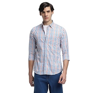 dennis lingo men39s cotton checke slim fit shirt