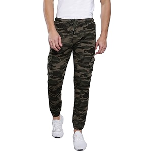 Dennis Lingo Camouflage Print Cotton Mens Casual