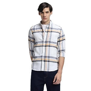 Dennis Lingo Mens Checkered Slim Fit Shirt