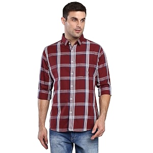 Dennis Lingo Mens Checkered Bottle Slim Fit