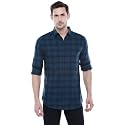 Dennis Lingo Men Cotton Checkered Slim Fit