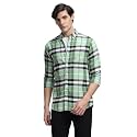 Dennis Lingo Men39s Cotton Checke Regular Fit