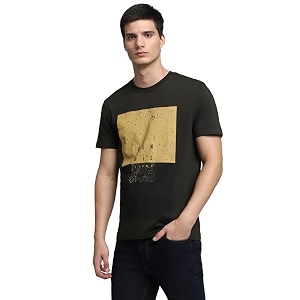 Dennis Lingo Mens Cotton Crew Neck Graphic