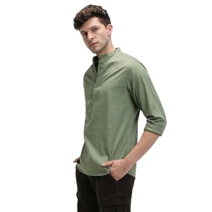 Dennis Lingo Mens Cotton Solid Slim Fit