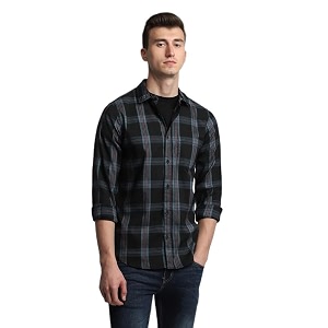 Dennis Lingo Mens Cotton Casual Shirt Long