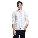 Dennis Lingo Men39s Cotton Striped Slim Fit