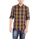 Dennis Lingo Men39s Cotton Checkered Slim Fit