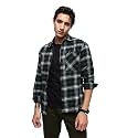 Dennis Lingo Men39s Flannel Checks Spread Collar