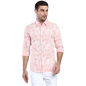 Dennis Lingo Mens Floral Slim Fit Cotton