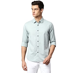 Dennis Lingo Mens Grey Slim Fit Cotton