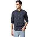 Dennis Lingo Men39s Grey Slim Fit Cotton