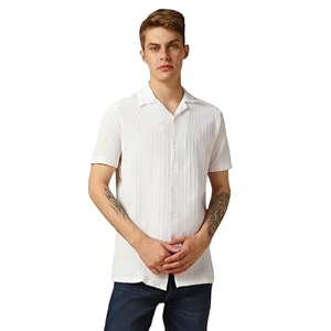 Dennis Lingo Mens Half Sleeve Cuban Collar