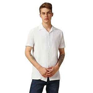 Dennis Lingo Mens Half Sleeve Cuban Collar