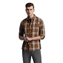 Dennis Lingo Men39s Khaki Cotton Casual Shirt