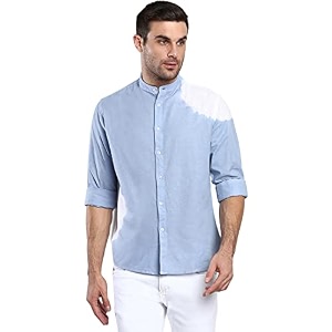 Dennis Lingo Mens Ombre Slim Fit Cotton