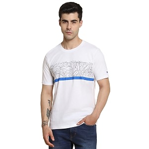 Dennis Lingo - Mens Peach Polycotton Printed
