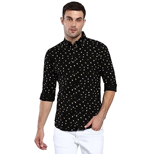 Dennis Lingo Mens Polka Dot Slim Fit