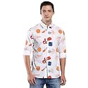 Dennis Lingo Men39s Printed Slim Fit Satin