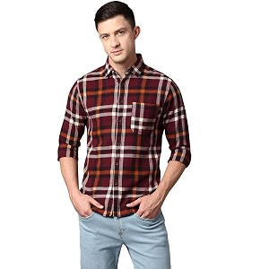 Dennis Lingo Mens Slim Fit Casual Shirt