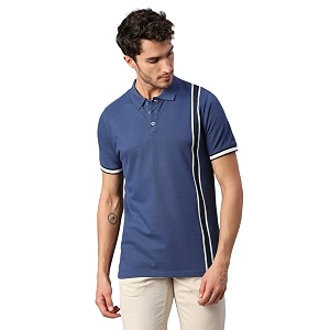 Dennis Lingo Mens Slim Fit Burgundy Polo