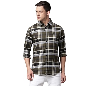 Dennis Lingo Mens Cotton Slim Fit Casual