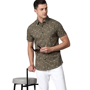 Dennis Lingo Mens Slim Fit Casual Shirt
