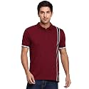Dennis Lingo Men39s Slim Fit Burgundy Polo