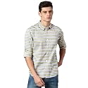 Dennis Lingo Men39s Cotton Slim Fit Striped