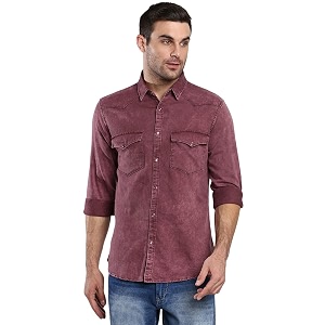 Dennis Lingo Mens Solid Slim Fit Cotton