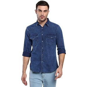 Dennis Lingo Mens Solid Slim Fit Cotton